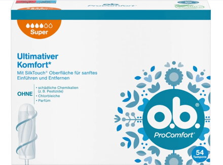 o.b. Tampóny ProComfort Super, 54 ks