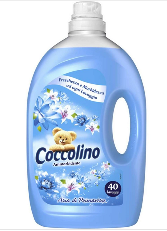 Coccolino aviváž 3L, 40 praní, Aria di Primavera – modrá